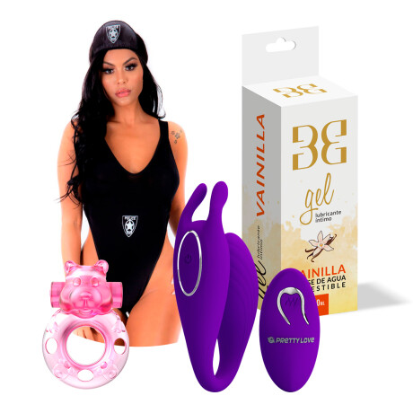 Bill Vibrador + Anillo + Fantasía Policia + Gel Comestible Bill Vibrador + Anillo + Fantasía Policia + Gel Comestible