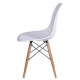 Silla Eames Blanca | Diseño Nórdico | Patas de Madera | Comedor, Cocina y Oficina Silla Eames Blanca | Diseño Nórdico | Patas de Madera | Comedor, Cocina y Oficina