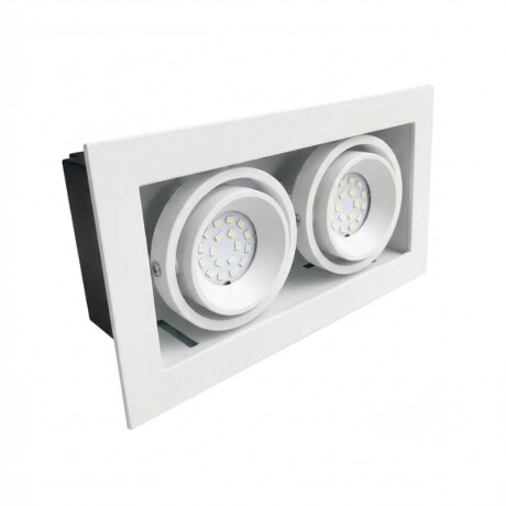 Luminaria de techo Downlight Lux Cube Doble Luminaria de Techo Downlight Lux Cube Doble