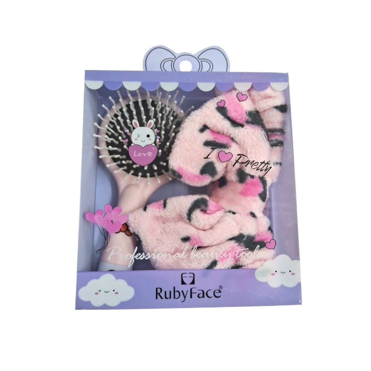 Set cepillo + Vincha de tela 