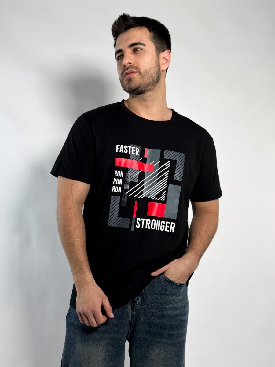 Remera de hombre Ale - Negro 