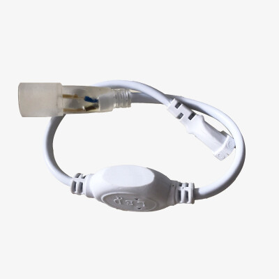 Conector para tira LED 220v con tapa protectora Conector para tira LED 220v con tapa protectora