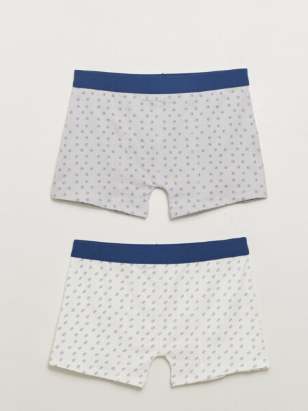 Pack X2 Boxer Sport Gris Y Blanco