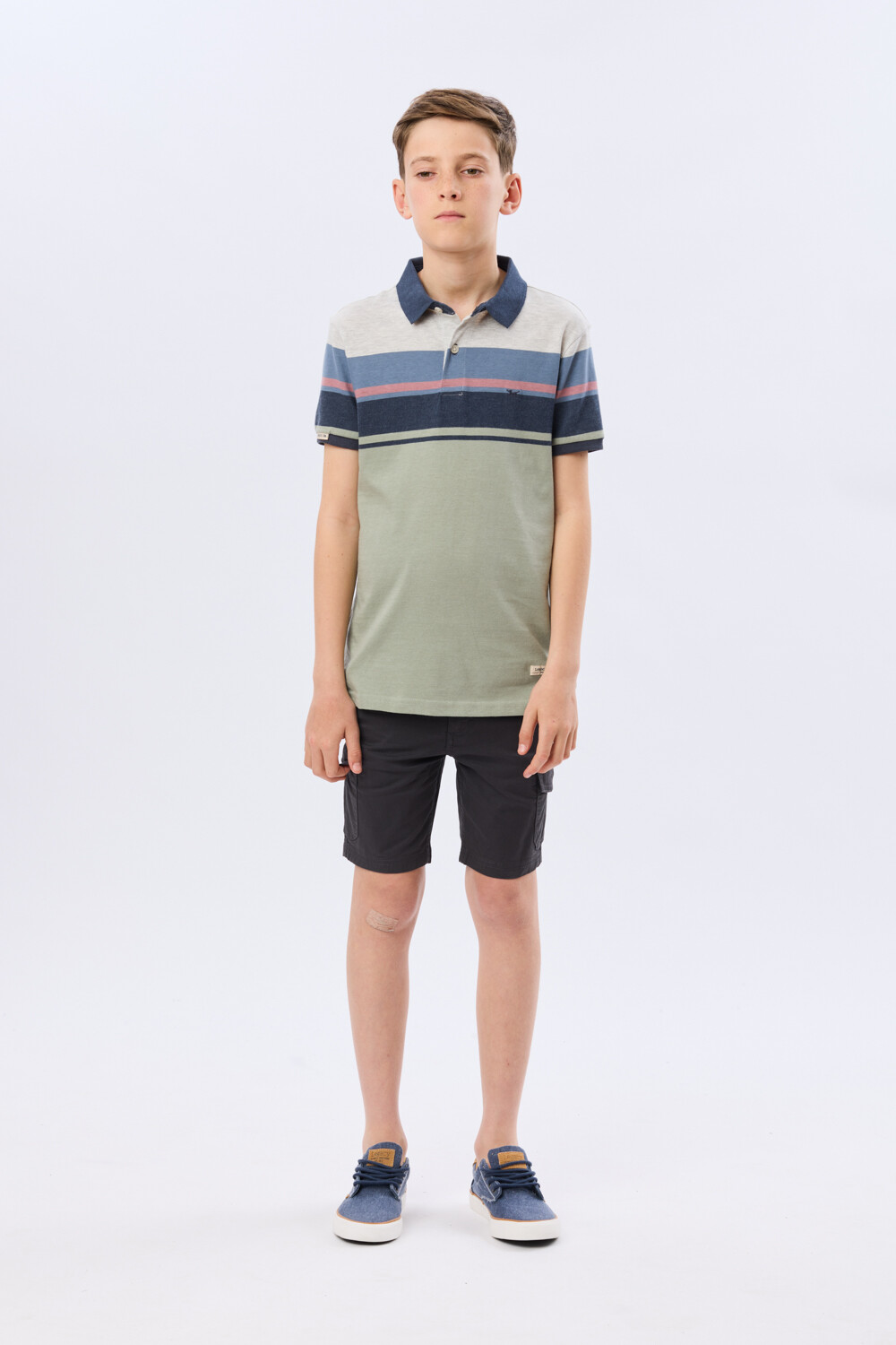 BERMUDA CARGO SPANDEX Piedra