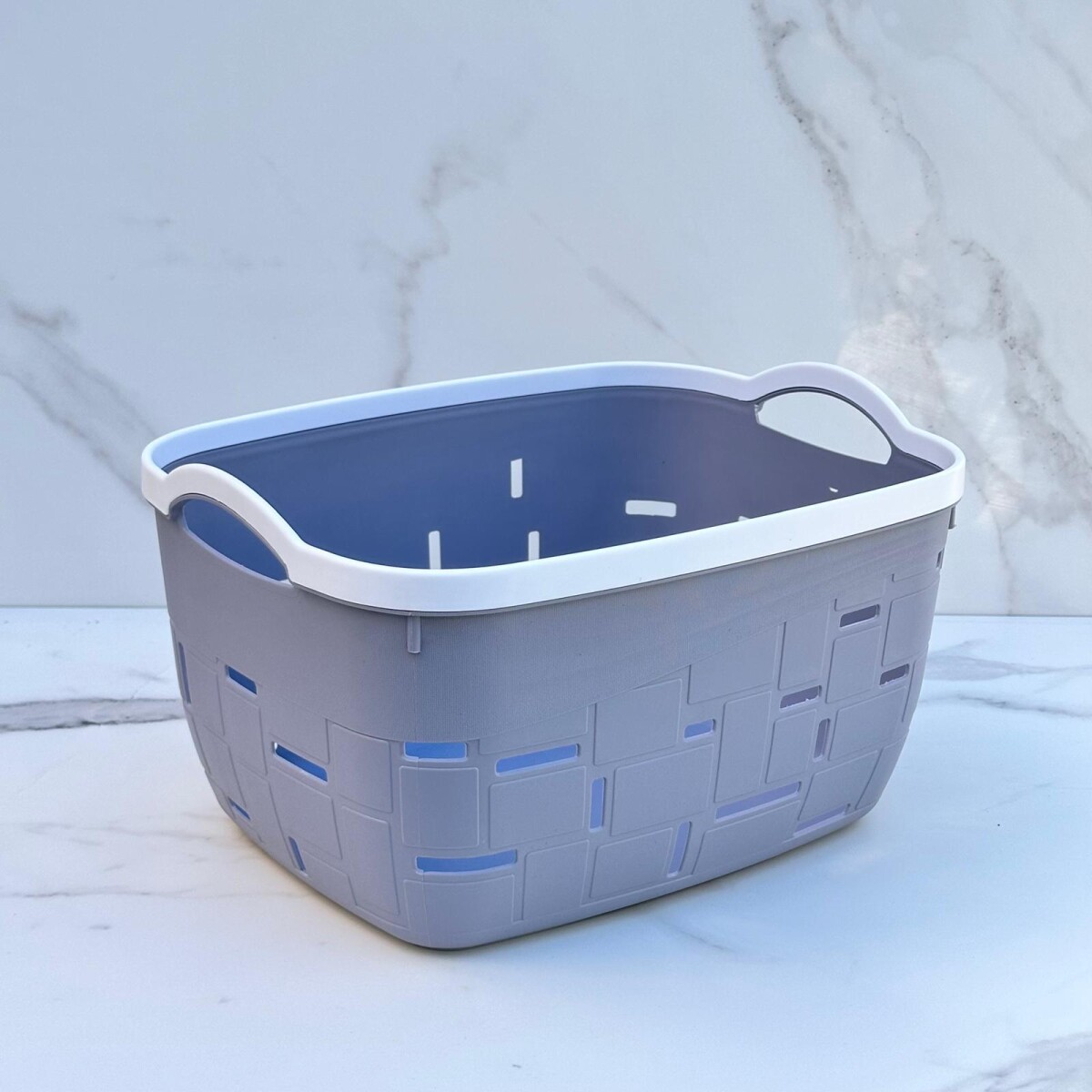 Canasto Organizador Polipropileno Alto 18cm x Ancho 26cm x Largo 34cm 