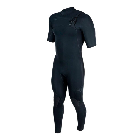 Traje Xcel Mens Comp X Short Sleeve Full 2 mm Chest Zip Negro
