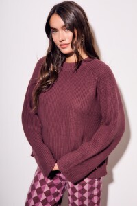 Sweater Borgoña