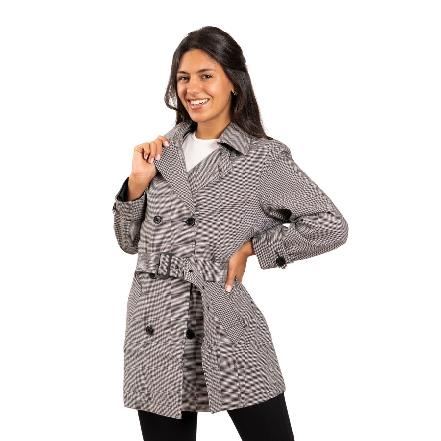 CHERRY TRENCH COAT LIGHTGREY