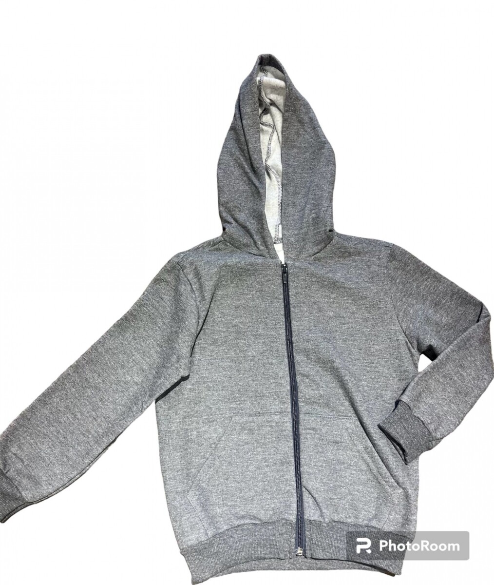 Campera Deportiva con Bolsillos Delanteros Gris Alakazoo 