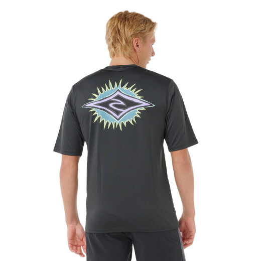Lycra Rip Curl Raw Burst Upf - Negro Lycra Rip Curl Raw Burst Upf - Negro