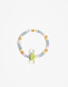 Pulseras Elásticas Canutillos Pulsera Elástica Beads Para Niñas - Combinacion Multicolor