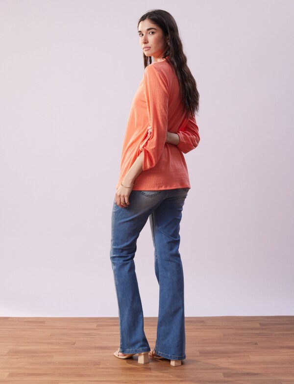 Blusa Bordada CORAL