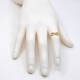 Anillo del infinito en oro 18k amarillo Anillo del infinito en oro 18k amarillo