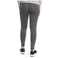 Calza de Mujer Umbro Larga Basica Wns Negro Melange - Plateado