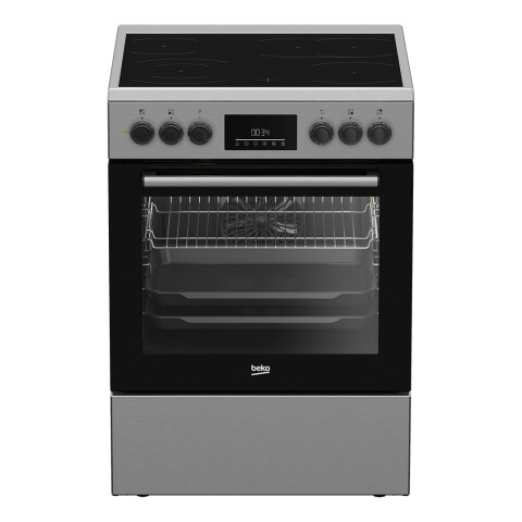 Cocina vitrocerámica 65L con grill 60cm Beko FBM67320XS Cocina vitrocerámica 65L con grill 60cm Beko FBM67320XS