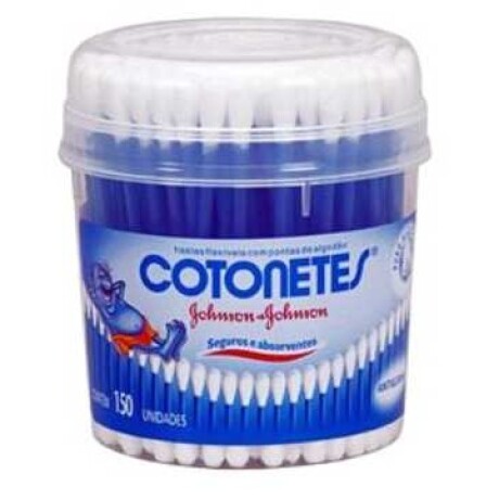 Cotonetes hisopos JOHNSON & JOHNSON en Pote x 150 Unidades Cotonetes hisopos JOHNSON & JOHNSON en Pote x 150 Unidades