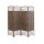 Biombo separador de rattan 1.8 mts Marrón