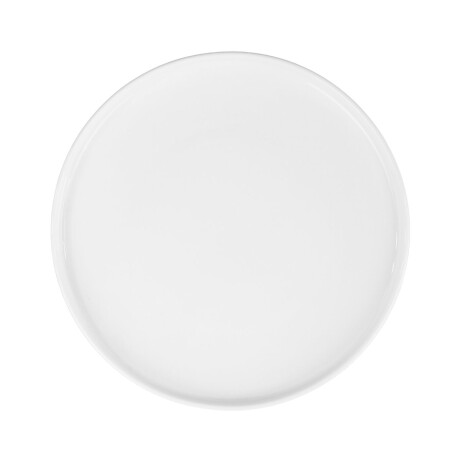 Plato llano de ceramica con borde alto Plato llano de ceramica con borde alto