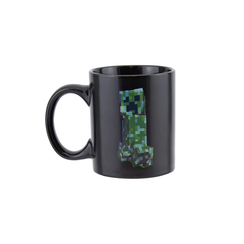 Minecraft Taza Creeper que cambia de color con el calor Minecraft Taza Creeper que cambia de color con el calor