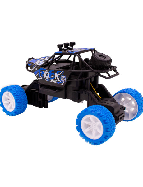 Camioneta arenero Rock 4x4 a control remoto con suspensión Azul