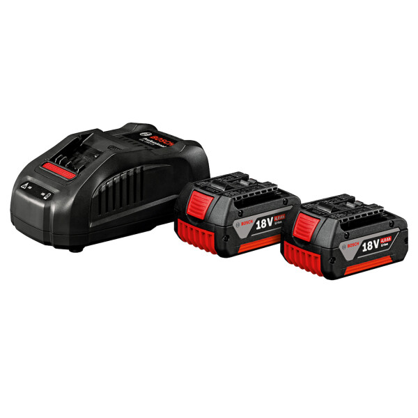 Kit Bosch con 2 Baterías GBA 18V 4,0Ah + 1 cargador GAL 1880CV 1 año / Bosch Unica