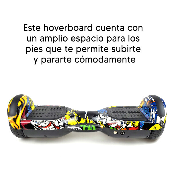 Skate Eléctrico Hoverboard 6.5" SKATE 6.5 PL DISEÇ?O 45 CALAVERA 2