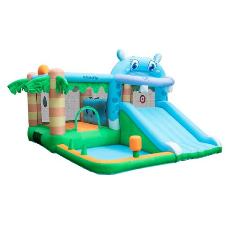 Inflable Hipopotamo con Palmeras Inflable Hipopotamo Con Palmeras