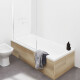 BAÑERA ACRILICA SERENA 150X71X38.5 BLANCO