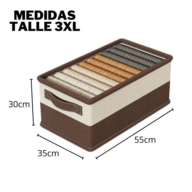 Caja Organizadora Ropa Plegable Pantalón Remeras Talle 3XL