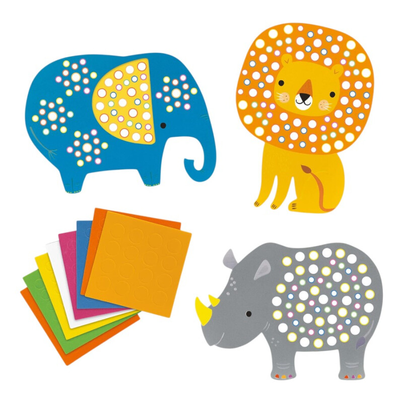 Mosaicos Soft Jungle Djeco Mosaicos Soft Jungle Djeco