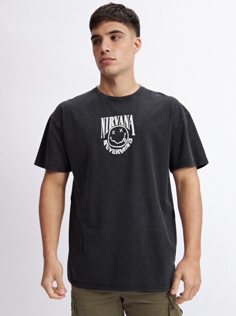 REMERA CARITA NEGRO