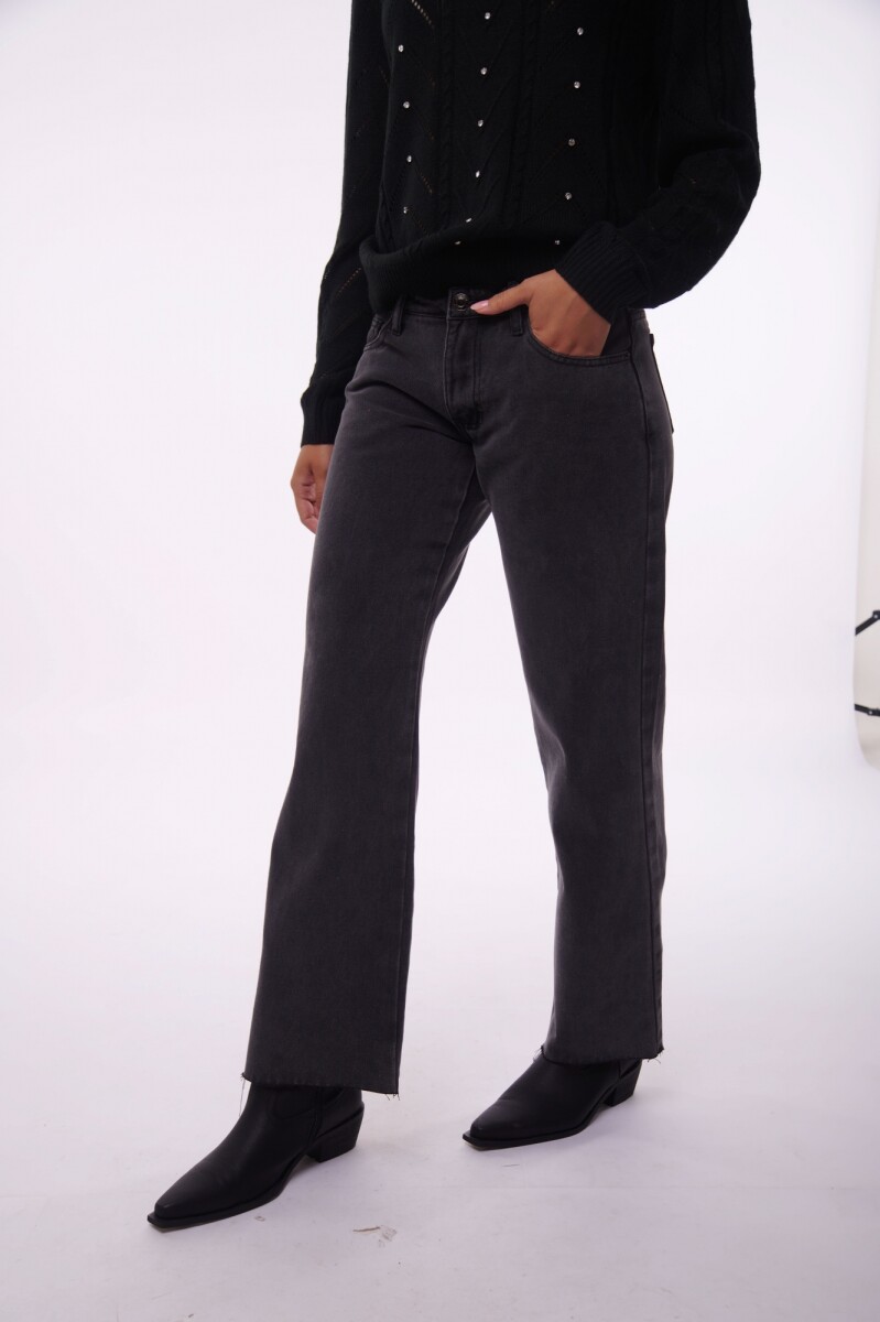 JEAN TATI WIDE LEG - GRIS 