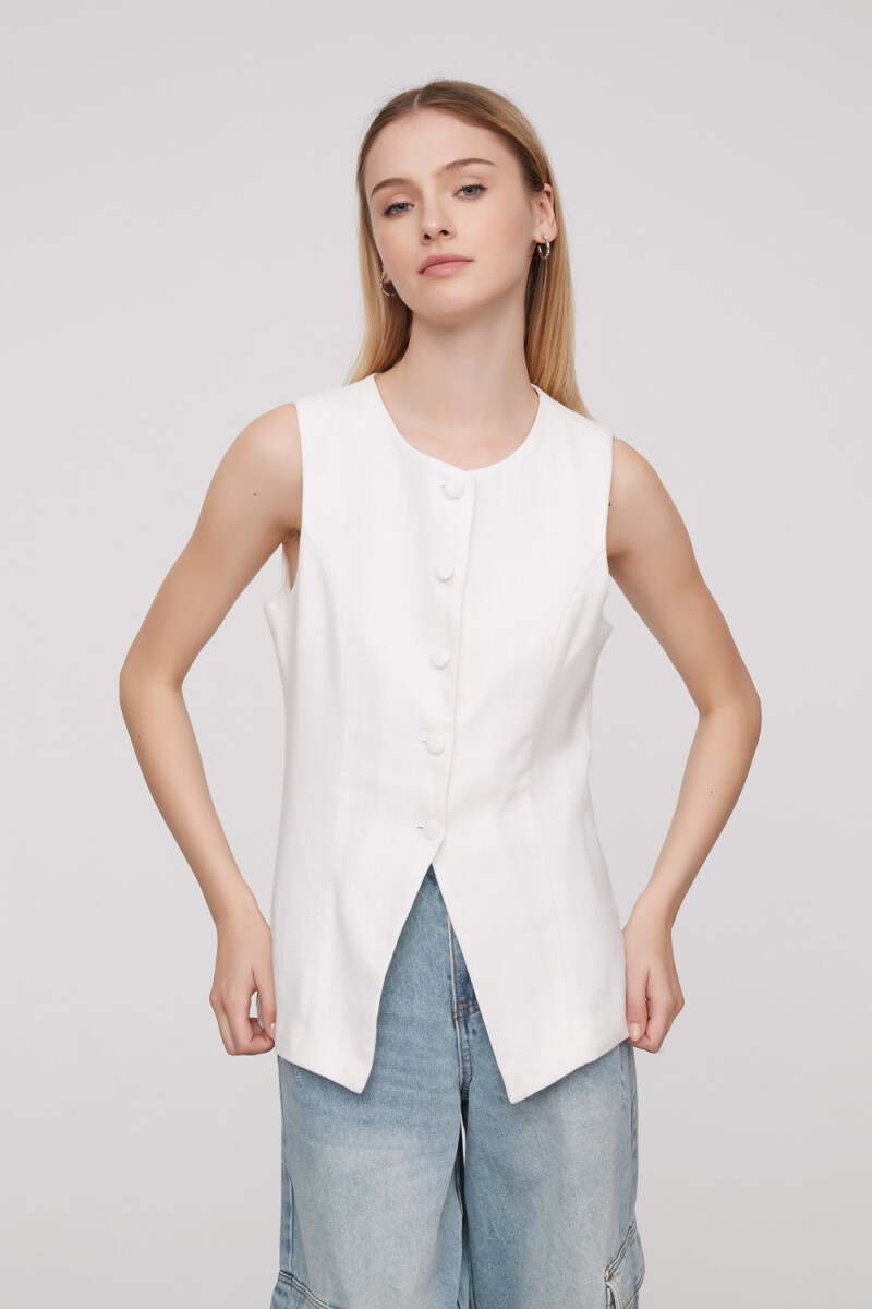 Tops Paulin - Blanco 