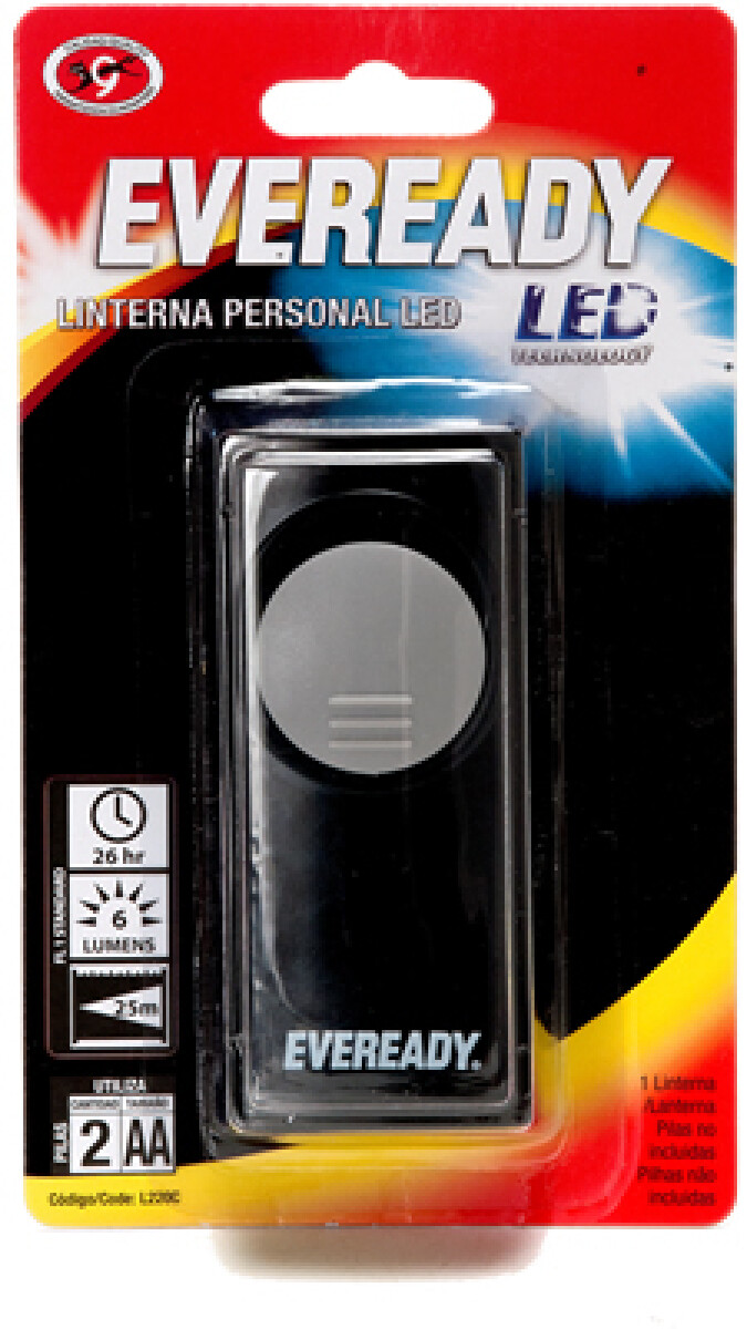 LINTERNA PERSONAL LED EVEREADY - Sin color 