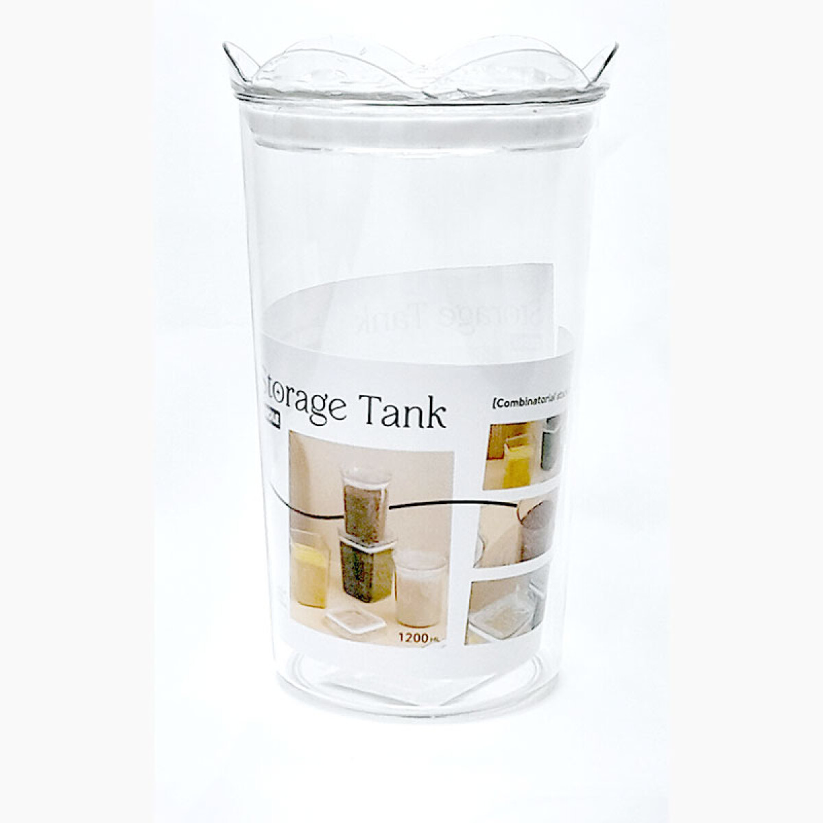 Frasco contenedor hermético 1200ml - Frasco Contenedor Hermético 1200ml 