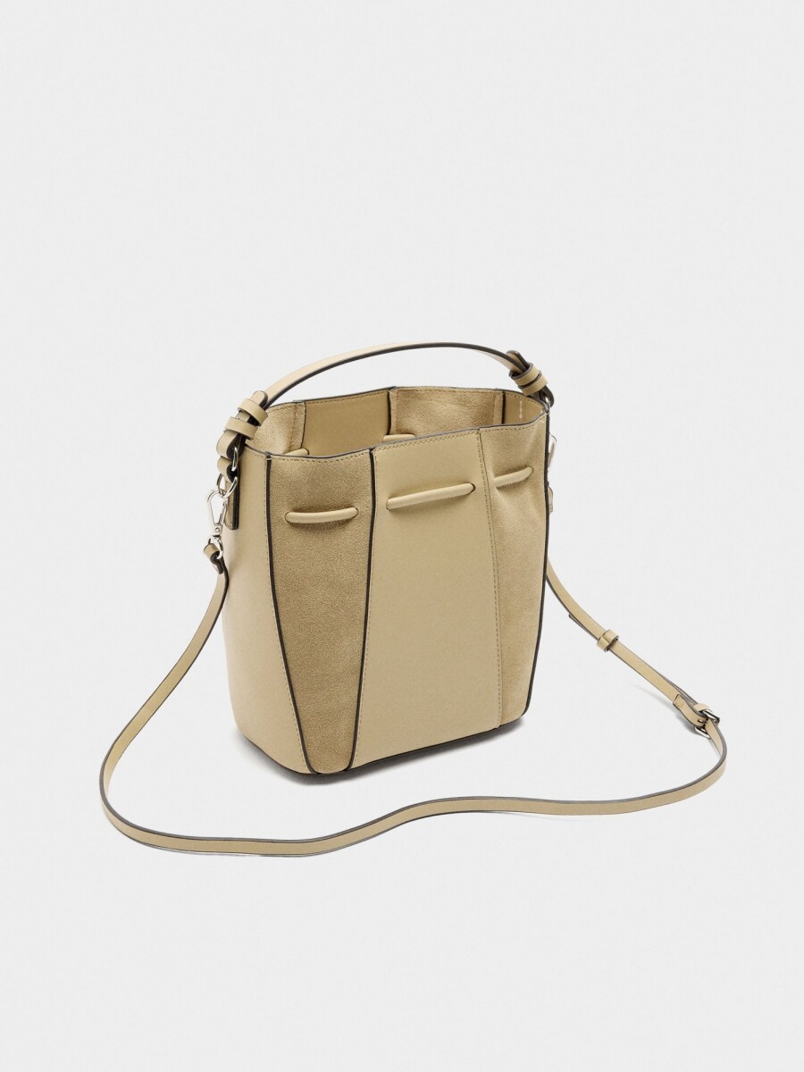 Bolso Bombonera Con Piel S amarillo