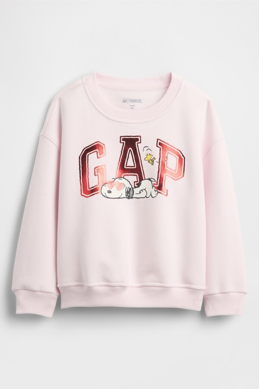 Buzo Deportivo Snoopy Toddler Niña Pink Dogwood