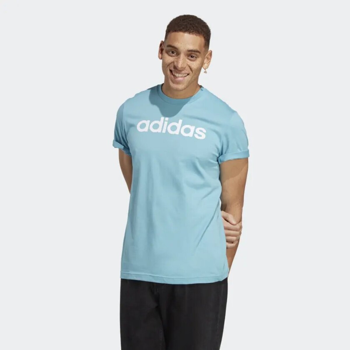 Remera Adidas Essentials Logo Lineal 