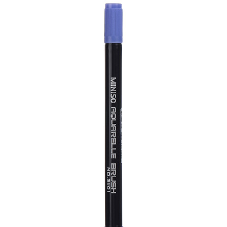 Marcador doble punta azul
