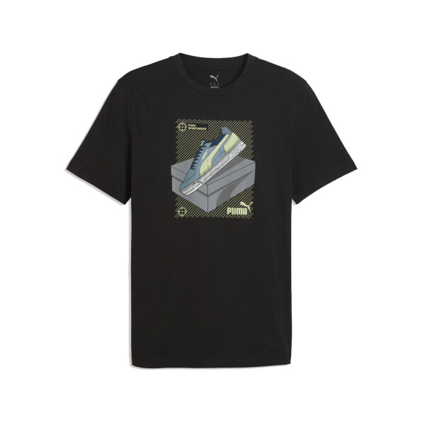 GRAPHIC SNEAKER TEE - PUMA NEGRO
