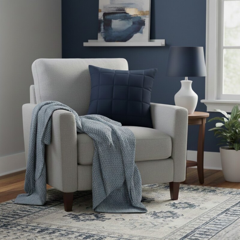 COJIN CUAD MARINO 45X45CM Unica