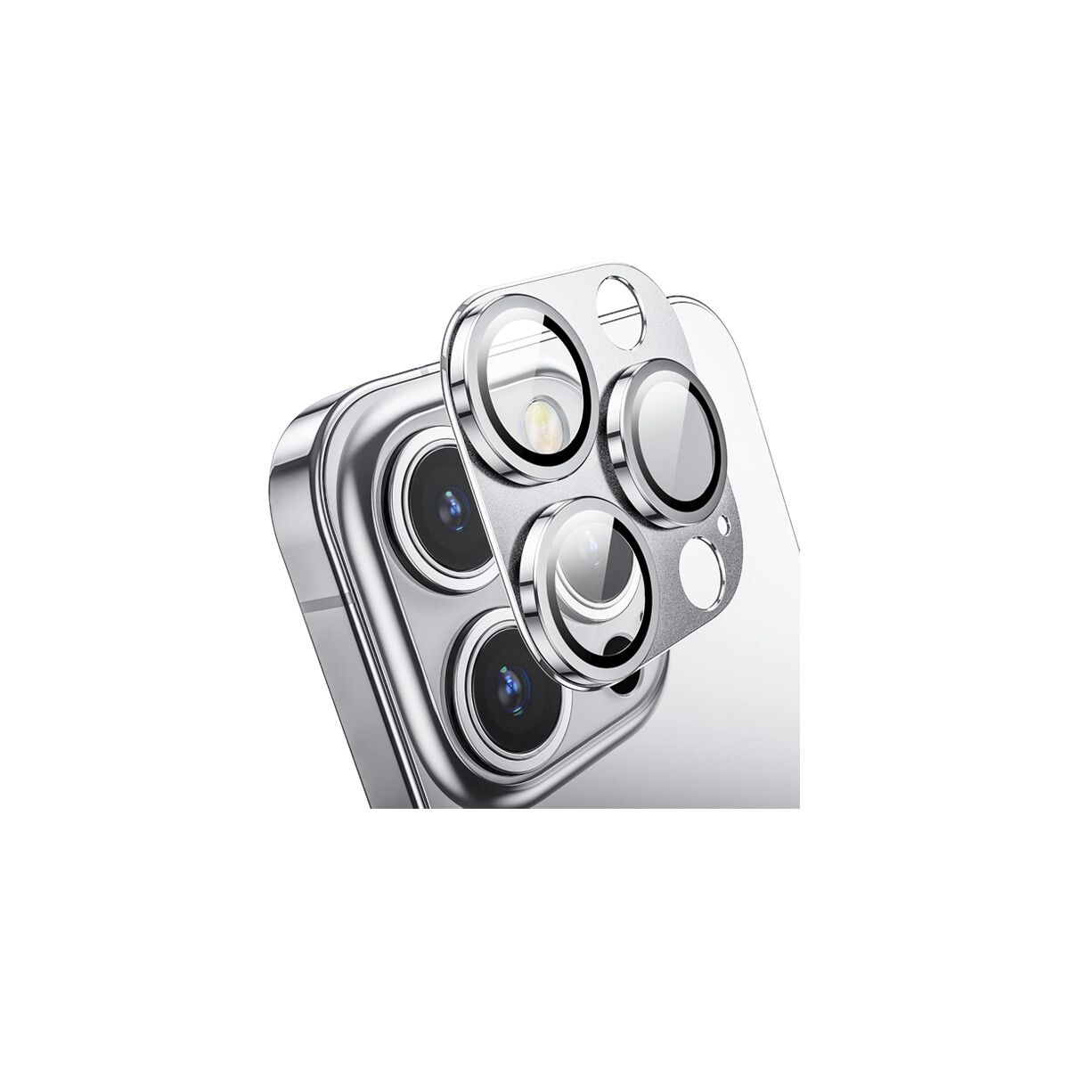 Protector de cámara iPhone 12 Pro metalizado 