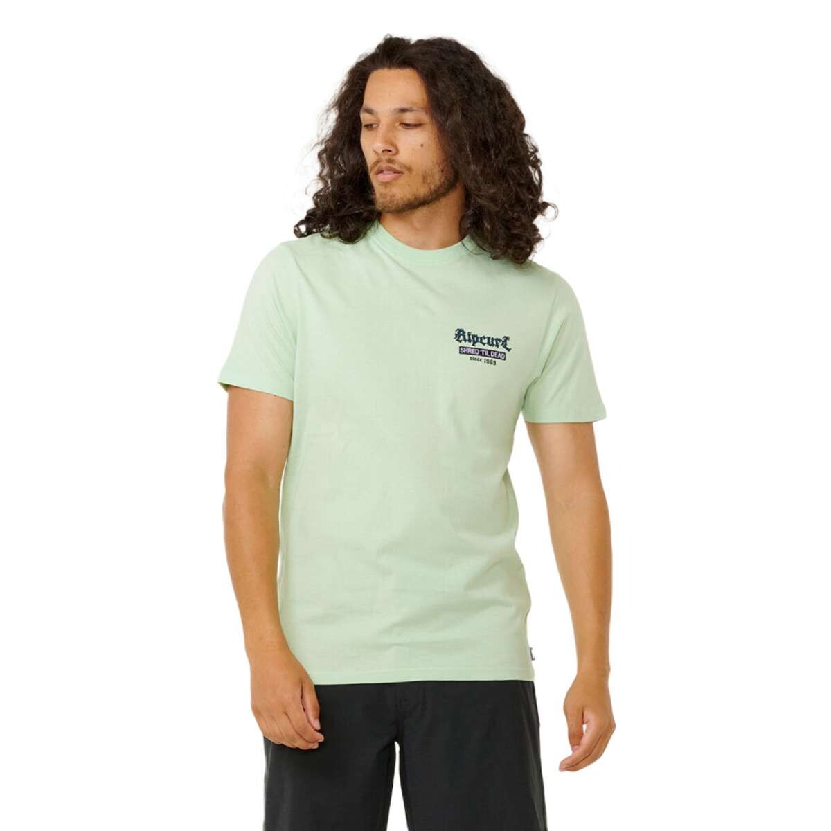 Remera Rip Curl Shred Til - Verde Lima 