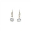 Caravanas Colgantes-Plata 925- Piedra Zirconia-CA3075 conpiedra