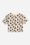 T-shirt animal print BLANCO