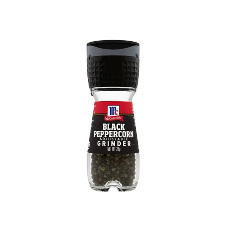 PIMIENTA NEGRA EN GRANO GRINDER 28 GRS MC CORMICK Pimienta Negra En Grano Grinde