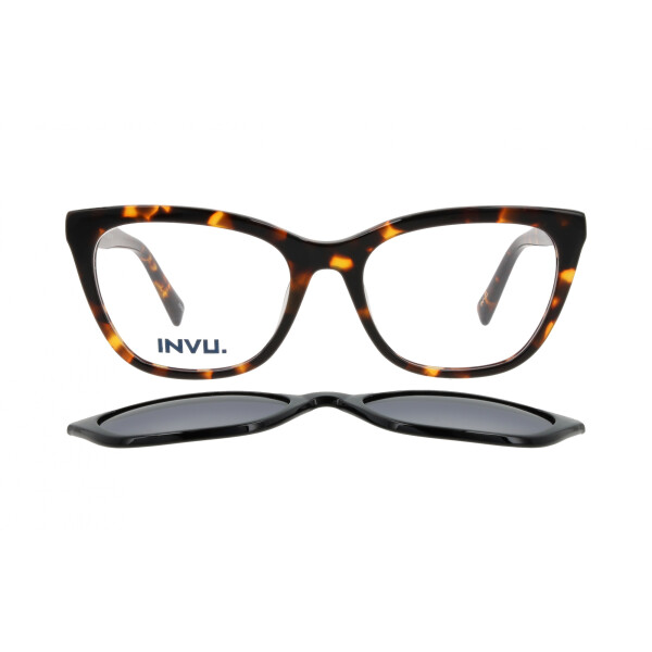 INVU Clip-On 42514B col Demi/Black Invu Clip-on 42514b Col Demi/black