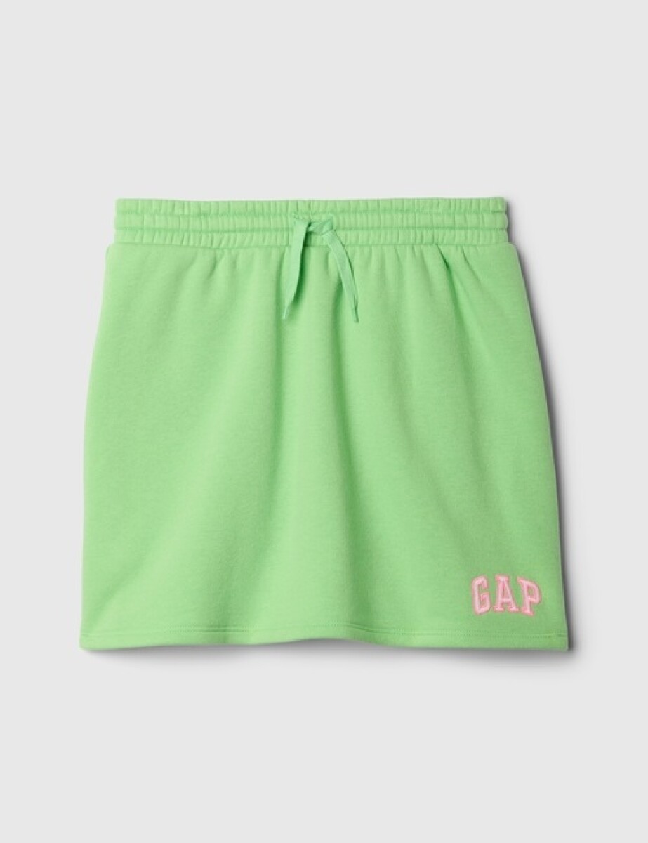 Short Pollera Logo Gap Niña - Julep Green 
