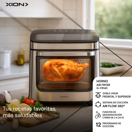 airfryer freidora sin aceite 14L con cesto giratorio COLOR UNICO