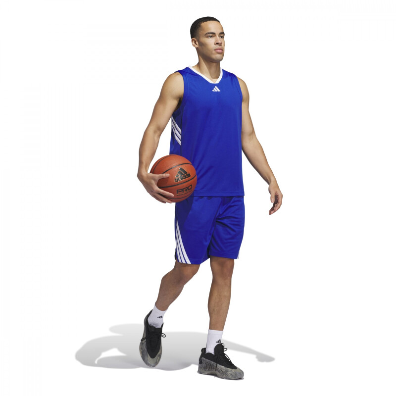 Musculosa Adidas STRIPES TANK Hombre JN4743 Azul-blanco